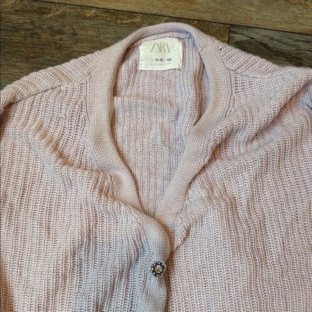 Zara kids Light Purple Cardigan